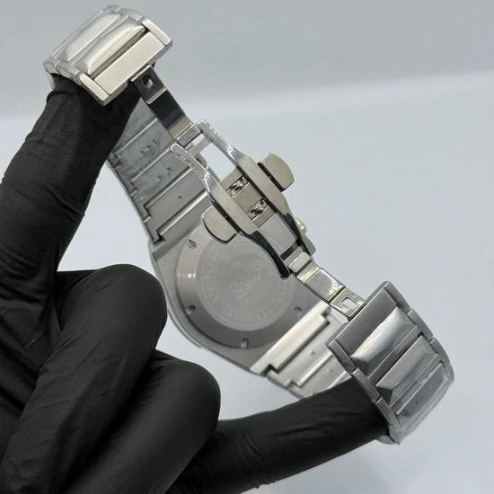 Diamond Cut Skeleton Men's Watch