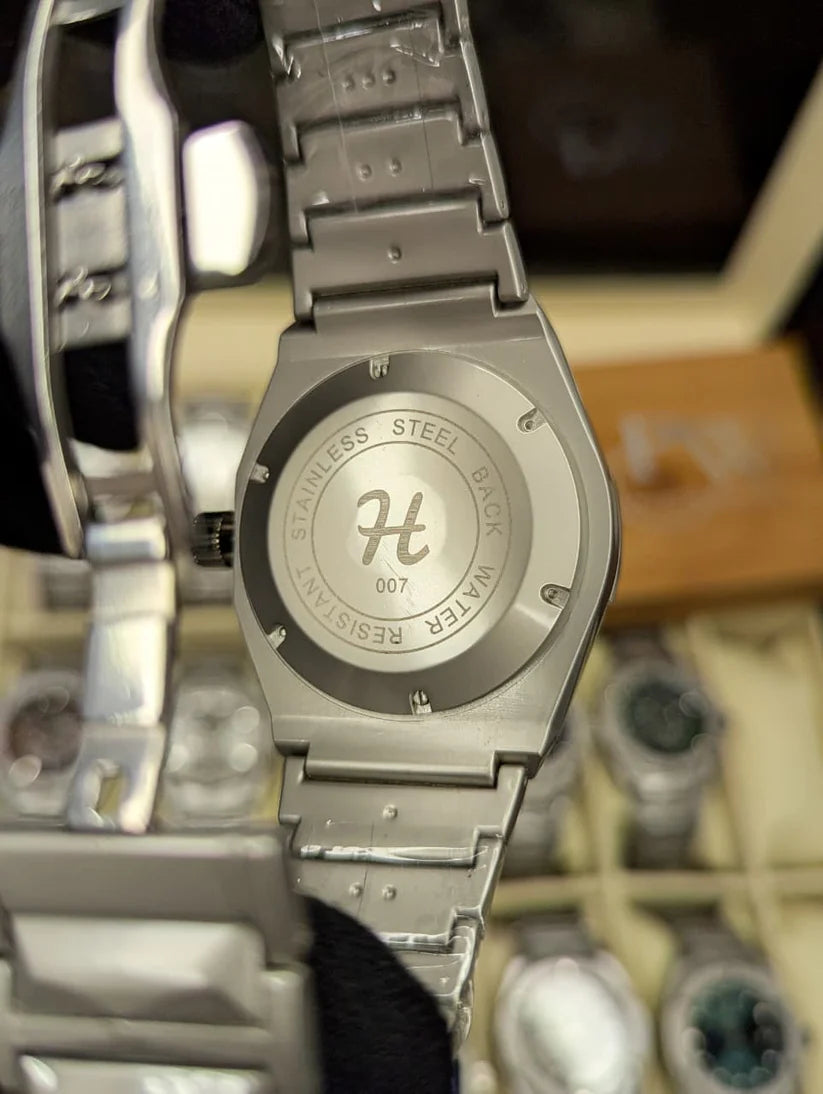 Diamond Cut Skeleton Men's Watch
